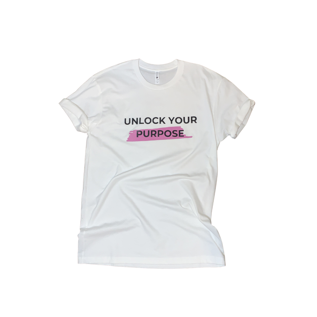 Unlock Your Purpose Tee  - White